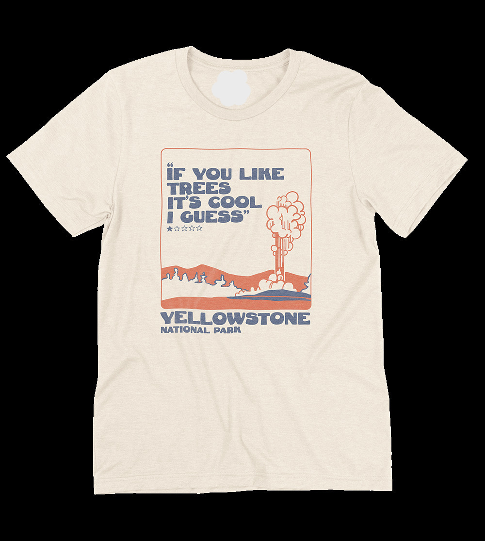Yellowstone National Park 1 Star Review Shirt